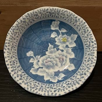 Amazon | 有田焼 専山窯 特撰陶器 和食器 お皿 水仙 昭和レトロ